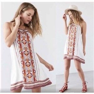 Elote UO Urban Outfitters Southwestern Tribal T- Back Mini Frock Dress Sz Sm